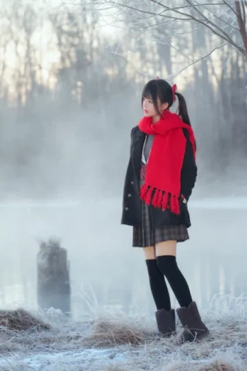 桜桃喵 – 雾雪